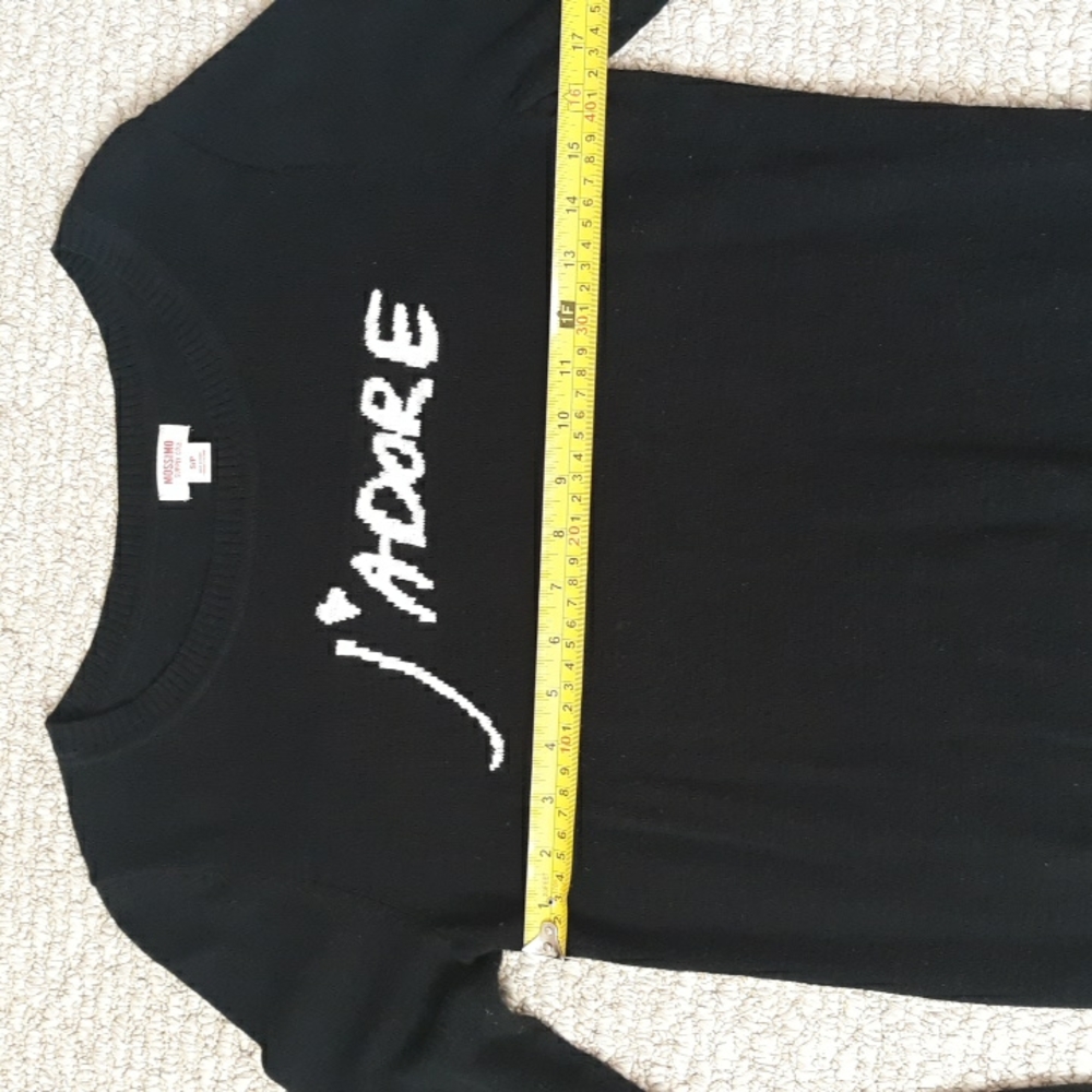 Mossimo Black J'ADORE Sweater Size Small - Picture 6 of 13